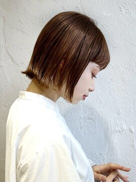 ソト 銀座(soto.) ハイライトカラー/くびれヘア/レイヤーパーマ/ミニボブ[銀座]