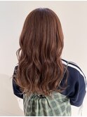 大人可愛いミルクティーブラウンカラー　20代　30代