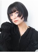 シルバーインナーボブ