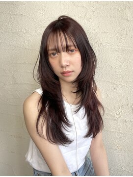 ムード マグ レーベル 南松本(MOOD Mag Label) 透明感カラー×美髪レイヤーカット◎小顔30代40代