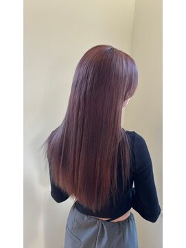 エクファ ヘア シェリル 草津 南草津店(ex-fa hair cherir) くびれヘア/アプリコットオレンジ/夏のヘアアレンジ/南草津