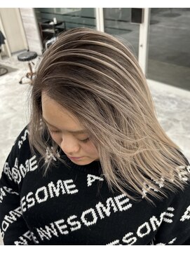 ウル 岡山駅店(ULu.) エアタッチバレイヤージュブリーチグラデーションカラー岡山駅