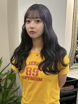 ソワンドゥブレスシエン 堀江店(soin de brace CIEN) 韓国前髪顔周りロング×レイヤーグレージュ[堀江/髪質改善]
