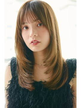 ベター(better) 重ためレイヤーカット明るめベージュカラー