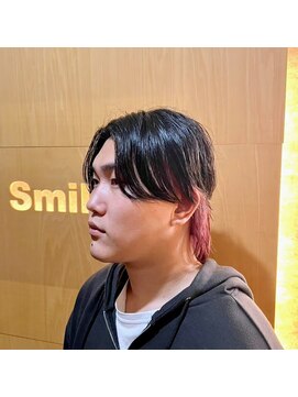スマイルヘアー 北浦和一号店(Smile hair) ウルフカット×バイカラー