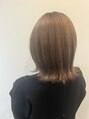 リルーム 伊勢崎店(Re:room)&nbsp;イルミナカラーで透明感のあるベージュ系カラー☆