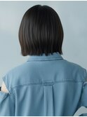 20代30代◎前髪ありぷつっとボブミニボブ切りっぱなしボブ越谷