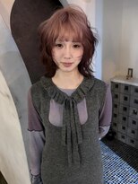 オルン(ORGN.) ルーツカラー ハイトーン デザインカラー ピンク ガーリー