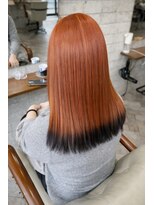 ヘリア(HELIA) エンドカラー オレンジ×ブラック