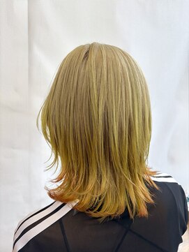 サラ ビューティ サイト 春日(SARA Beauty sight) 【デザイン/エンドカラー】ビタミンカラー/イエロー/オレンジ