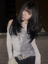 アイヴァン(AIVAN) ロングレイヤー・ハッシュレイヤー・ダークカラー