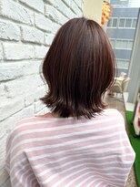 エルサフィロ ヨドヤバシ(el zafiro yodoyabashi)&nbsp;オレンジカラー/外ハネボブ/20代30代40代50代60代