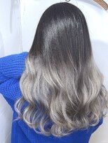 ブレイズヘアー(BLAZEhair) 【長期放置可能】エアタッチグラデーションカラー×ブリーチ3回