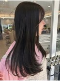 オリーブベージュグレージュヘーゼルワンホンレイヤー丸型透明感