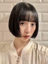 ザ スリック(THE SLICK)&nbsp;黒髪ボブ×髪質改善ぱっつん前髪艶
