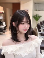 クラン 横浜(Clanc) ダークグレージュ×ミディアムレイヤー