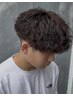 【メンズ限定】ケアパーマ+カット+美眉ブロウリフト　￥11000