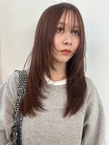 リサヘアーデザイン(RISA HAIR DESIGN)&nbsp;レイヤーカット 顔周りレイヤー ブラウンベージュ 美髪 20