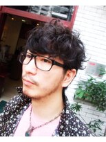 ココアール けやき通り(COCO.R) ●眼鏡の男● ツーブロック&パーマ