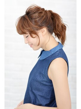 アース 高崎店(HAIR & MAKE EARTH) 横顔美人な愛されポニーテール【EARTH高崎】