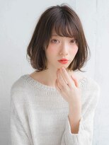 インナーカラーでおしゃれラフボブ