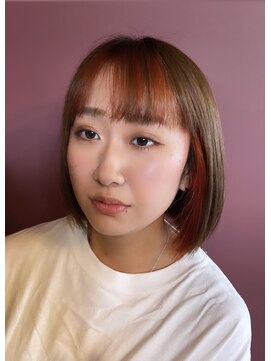 ニパーセント(2percent %) ボブインナーカラー