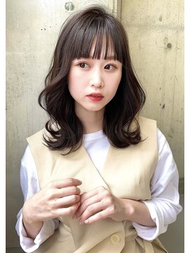 ロンド ロビン 栄(Lond robin) 【Lond robin】河野まい　韓国風/くびれヘア/くびれミディ