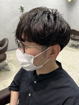 リット×ベリエ(Lit.×belier) ツーブロック/ビジネスショート/ポイントパーマ[薩摩川内]