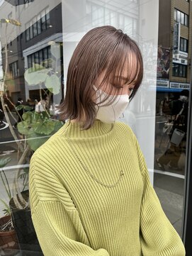 ヘアー アイス ルーチェ(HAIR ICI LUCE) グレージュカラー ベージュカラー 透明感カラー /中西