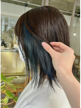 ソア(soa) インナーカラー　ブルー