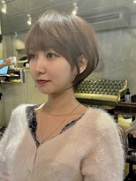 髪質改善と縮毛矯正の専門店 サンティエ(scintiller)&nbsp;大人綺麗な小顔襟足スッキリショートボブ　30代40代50代