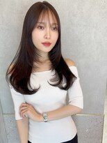 シーシンジュク 新宿南口(Sea shinjuku)&nbsp;韓国風前髪×レイヤーカット【髪質改善/新宿/レイヤーカット】