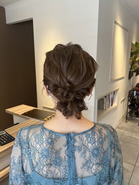ヘアースタジオ エフ(Hair studio f) お呼ばれアレンジ