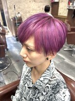 ヘアメイク 健(Hair Make Ken) ベリーショート×ハイトーンカラー【大和駅/南林間】