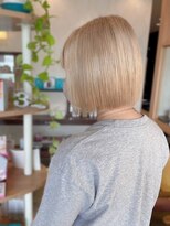 ヘアメイク ミチ 富田店(HAIRMAKE MICHI)&nbsp;【MICHI 富田店　古作蓮】ハイトーンカラー　ミルクティー