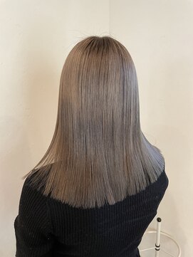 カラースタンド(COLOR STAND) ミルクティーベージュダブルカラーインナーカラーブリーチ