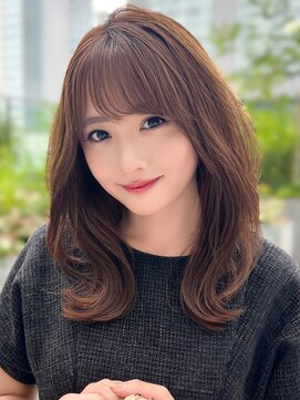 ミラリー トウキョウ(Mirareee Tokyo) ふんわり今っぽ大人かわいい似合わせくびれヘアくすみベージュ