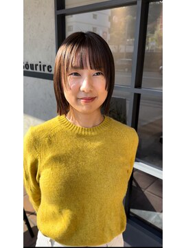 スーリール 高城店(Sourire) 切りっぱなしボブ
