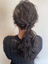 ラヴェルアンティーク(la belle Antique)&nbsp;お呼ばれローポニーアレンジ