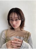 シースルバング×ハネスタイル