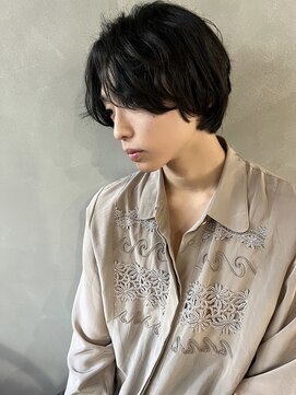 パーク(PARK) 【PARK】メンズセンターパート×シャドウパーマ