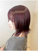 大人可愛い20代30代切りっぱなし外ハネナチュラルボブ