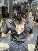 無造作ウルフパーマニュアンスパーマミディアムパーマ大須/ 井上