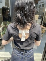 ヘアー アイス ルーチェ(HAIR ICI LUCE)&nbsp;無造作ウルフパーマニュアンスパーマミディアムパーマ大須/ 井上