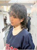 #マレット#パーマ#ウルフカット