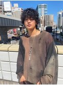 メンズカットパーマ/ニュアンスパーマ/フェザーパーマ[北千住]