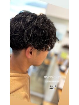 オルガノヘアーギャラリー(OLGANO HAIR GALLERY) 波巻きメンズパーマヘア