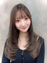 クム(kumu) 【kumu】 ロングレイヤー/顔周りカット/栄/名古屋