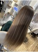 [専門店]ストレートでもよく馴染むブリーチなしでバレイヤージュ