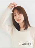 外ハネミディアムレイヤー#ハッシュカット#ダークアッシュ#韓国
